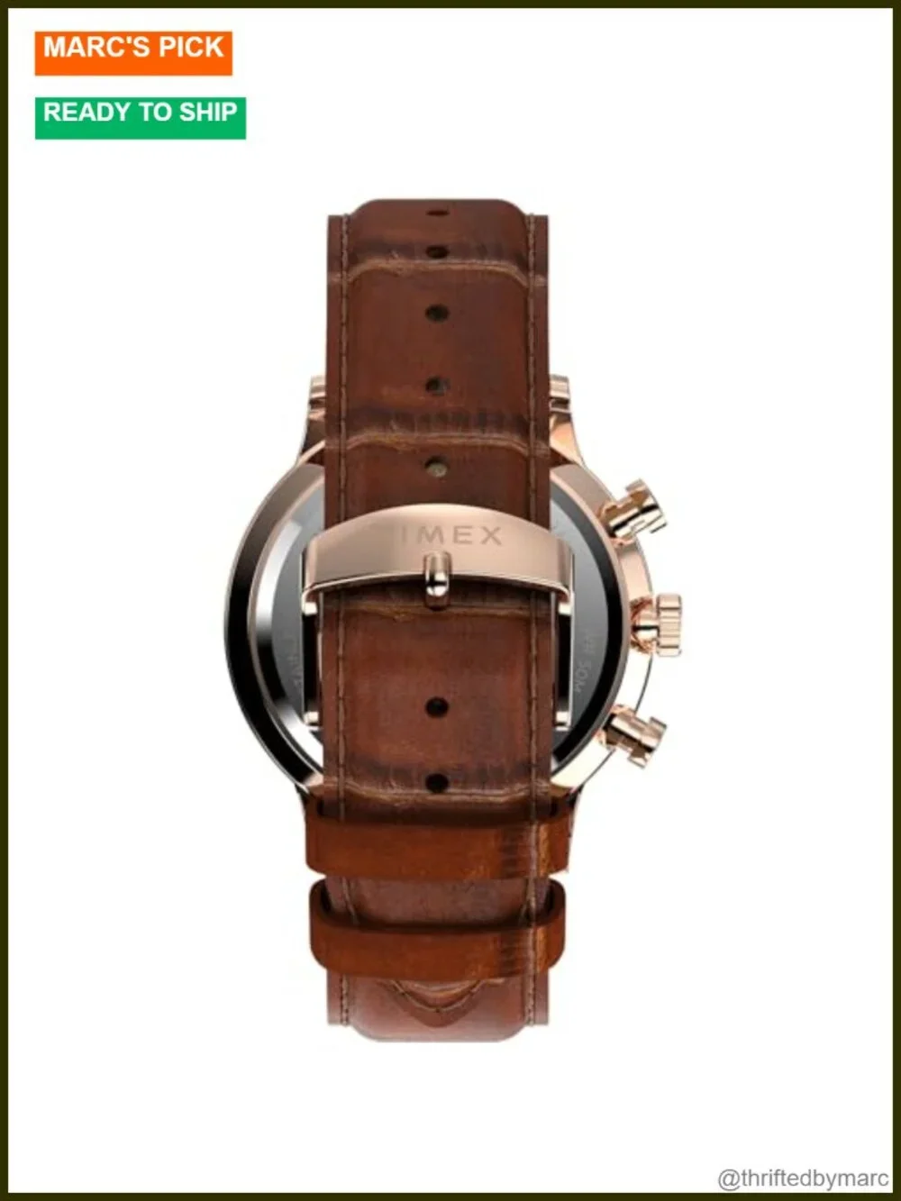 Classic Quartz Analog Watch with Leather Band